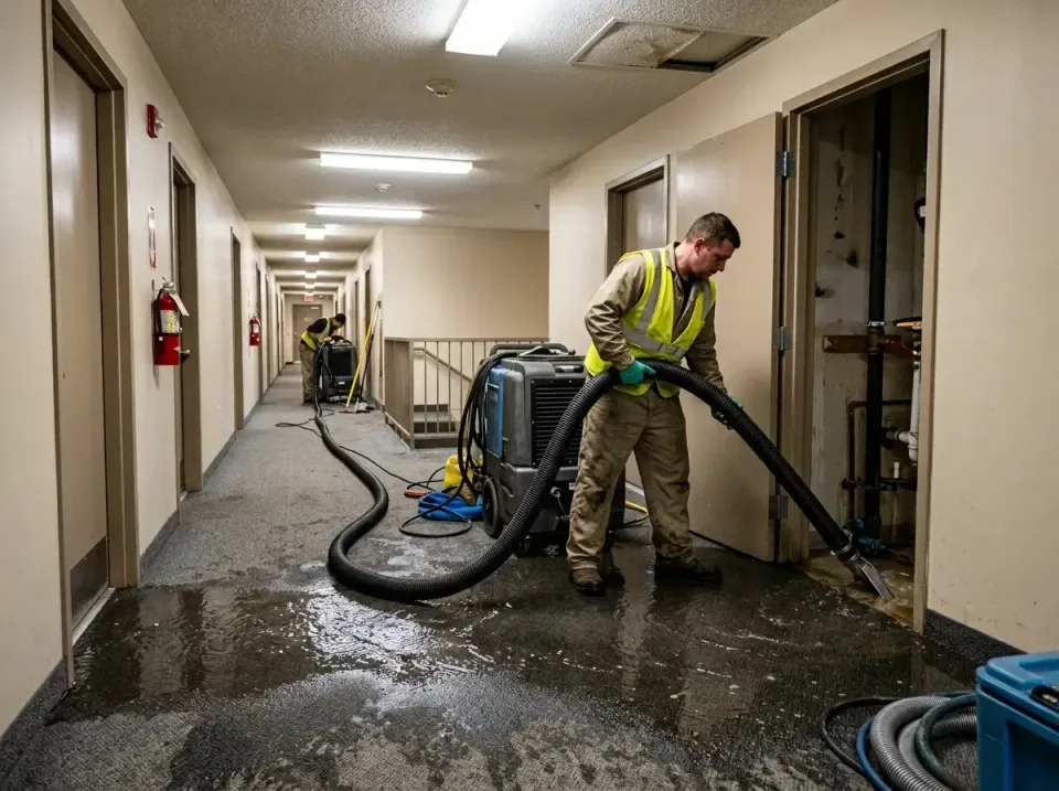multi-unit-apartment-hallway-f-005 — frequently asked questions, Emergency Burst Pipe Water Extraction & Removal in Alum Roc…